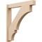 Ekena Millwork 5 1/2-in W x 32-in D x 36-in H Balboa Block Rough Cedar Woodgrain TimberThane Outlooker, Primed Tan OUTUR055X32X36BOA44RCPR - alternate 1